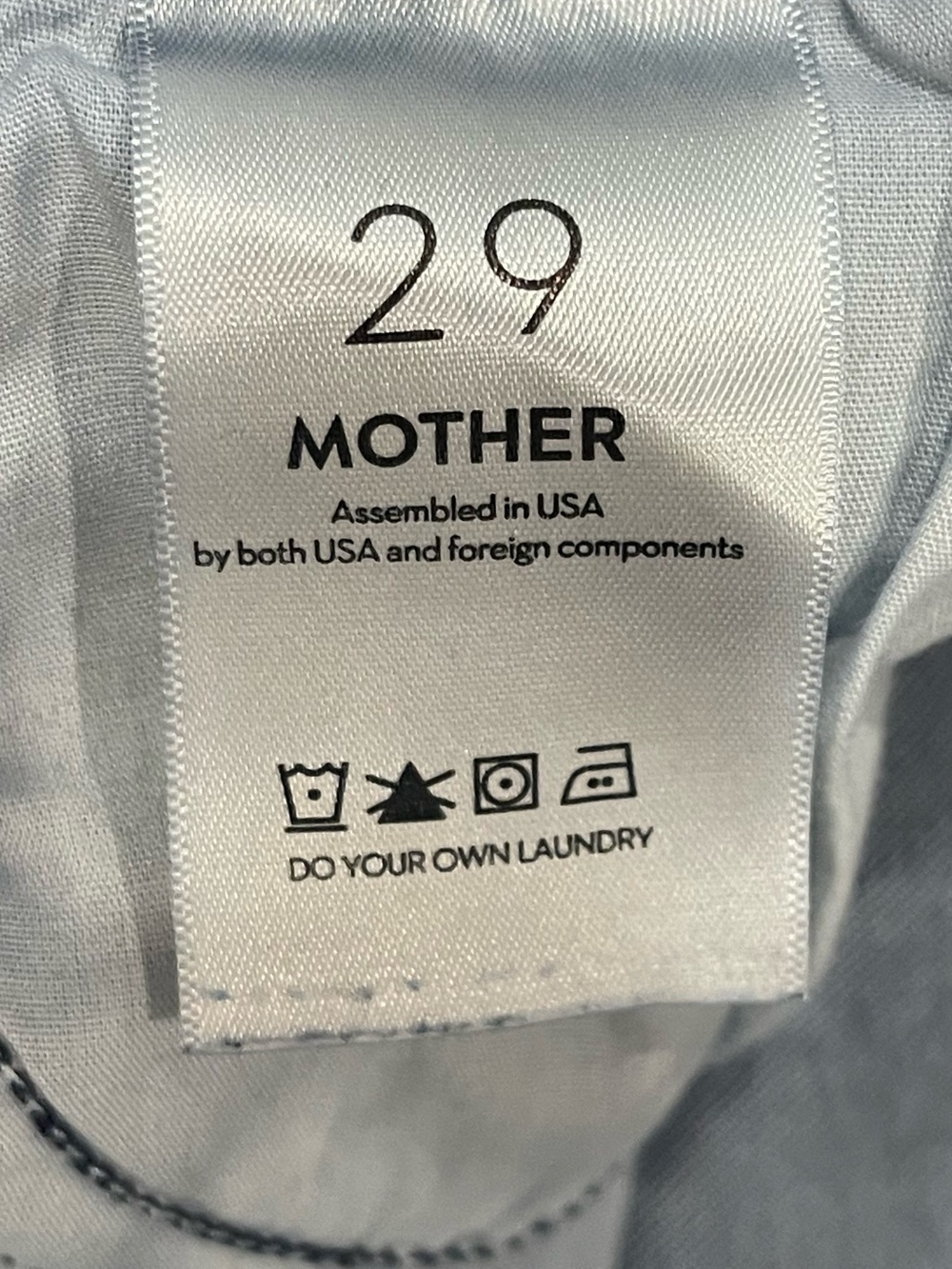 Mother Dark Wash Women's Jeans - Navy Blue - Picture 4 of 4